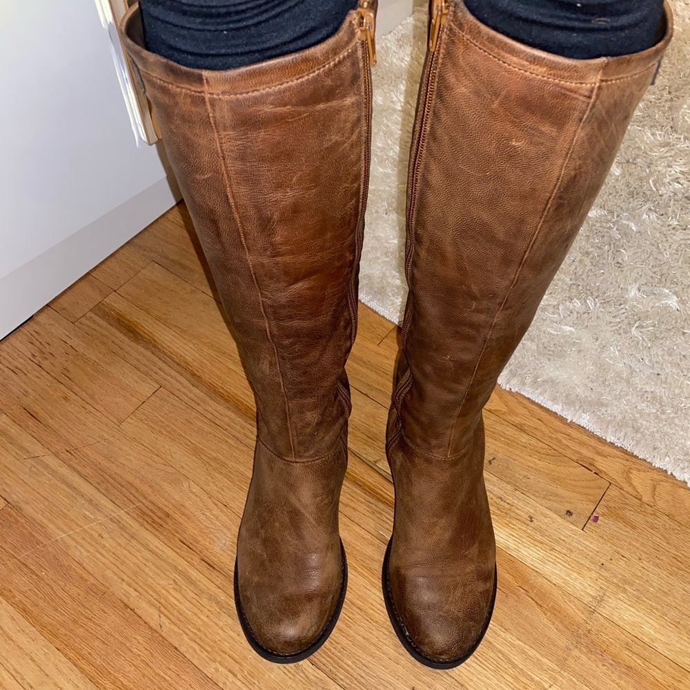 Steve Madden Alara Cognac Boots